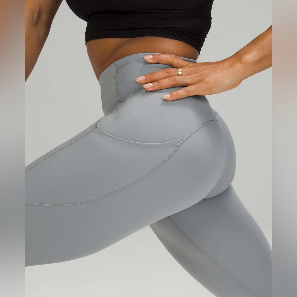 Lululemon Fast and Free High Rose Crop Run Yoga Activewear Workout Gym Leggings